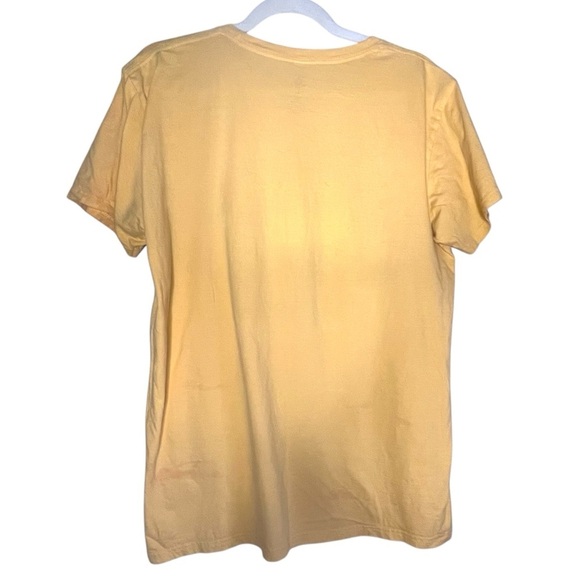 Disney 70's Inspired Graphic Walt Disney World Tee Yellow Size Large - Picture 3 of 3